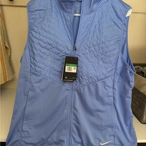 Nike Women's Light Blue Quilted Vest